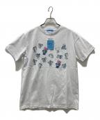 angel blueエンジェルブルー）の古着「35周年ラメプリントTシャツ」｜ホワイト