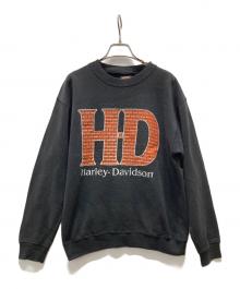 HARLEY-DAVIDSON（ハーレーダビッドソン）の古着「USA製ロゴスウェット」｜ブラック