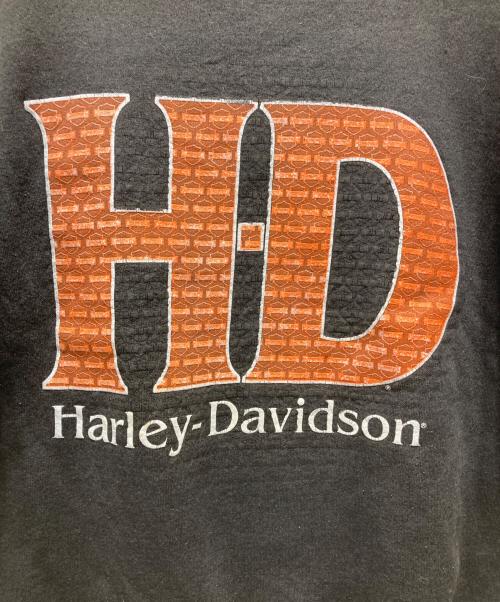 HARLEY-DAVIDSON（ハーレーダビッドソン）HARLEY-DAVIDSON (ハーレーダビッドソン) USA製ロゴスウェット ブラック サイズ:Mの古着・服飾アイテム