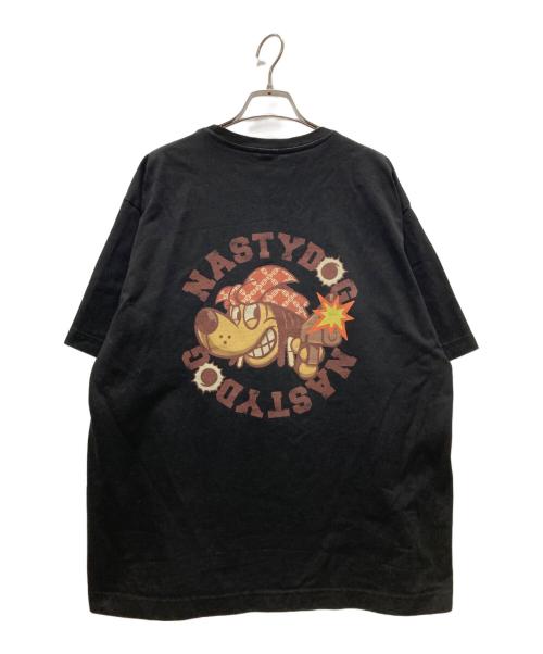 NASTY DOG（ナスティー ドッグ）NASTY DOG (ナスティー ドッグ) Tシャツ ブラック サイズ:XLの古着・服飾アイテム