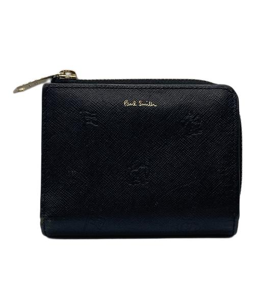 PAUL SMITH（ポールスミス）PAUL SMITH (ポールスミス) 2つ折り財布 ブラックの古着・服飾アイテム