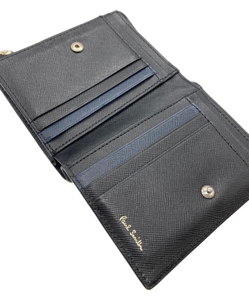 PAUL SMITH（ポールスミス）PAUL SMITH (ポールスミス) 2つ折り財布 ブラックの古着・服飾アイテム