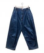 TEXTURE WE MADEテクスチャーウィーメイド）の古着「NAJA PANTS ナジャパンツ デニム」｜ネイビー