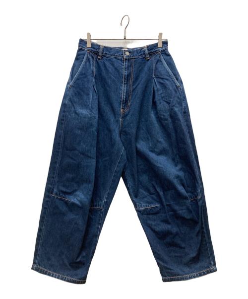 TEXTURE WE MADE（テクスチャーウィーメイド）TEXTURE WE MADE (テクスチャーウィーメイド) NAJA PANTS ナジャパンツ デニム ネイビー サイズ:28の古着・服飾アイテム