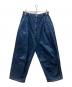 TEXTURE WE MADE（テクスチャーウィーメイド）の古着「NAJA PANTS ナジャパンツ デニム」｜ネイビー