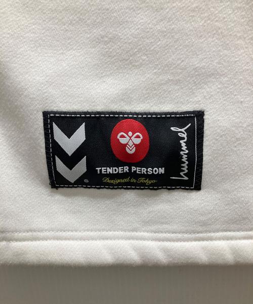 TENDER PERSON（テンダ―パーソン）TENDER PERSON (テンダ―パーソン) hummel (ヒュンメル) 切替スウェット ホワイト サイズ:2の古着・服飾アイテム