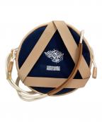 stofストフ）の古着「NIR circle bag/ショルダーバッグ」｜ブラウン×ネイビー