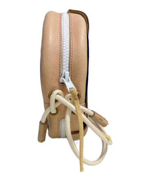 stof（ストフ）stof (ストフ) NIR circle bag/ショルダーバッグ ブラウン×ネイビーの古着・服飾アイテム