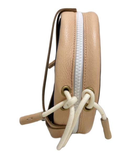 stof（ストフ）stof (ストフ) NIR circle bag/ショルダーバッグ ブラウン×ネイビーの古着・服飾アイテム