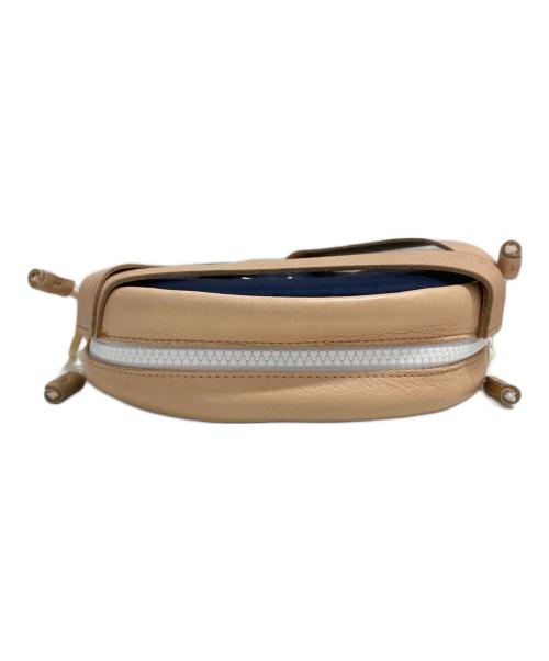 stof（ストフ）stof (ストフ) NIR circle bag/ショルダーバッグ ブラウン×ネイビーの古着・服飾アイテム