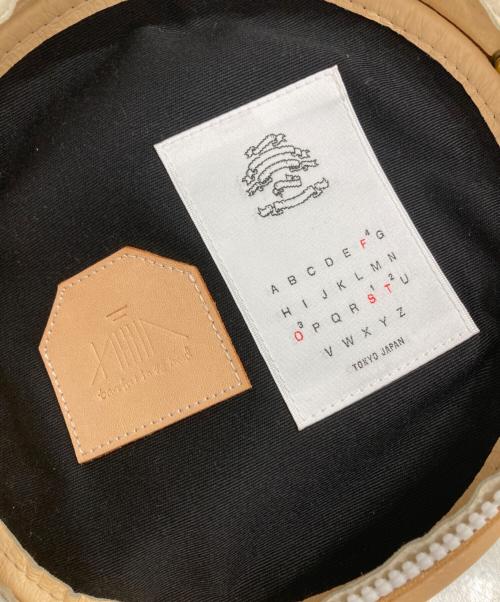 stof（ストフ）stof (ストフ) NIR circle bag/ショルダーバッグ ブラウン×ネイビーの古着・服飾アイテム