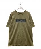 WTAPSダブルタップス）の古着「ロゴプリントTシャツ/WTINC TEE/Tシャツ」｜カーキ
