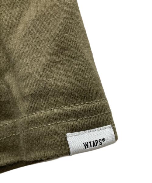 WTAPS（ダブルタップス）WTAPS (ダブルタップス) ロゴプリントTシャツ/WTINC TEE/Tシャツ カーキ サイズ:Lの古着・服飾アイテム