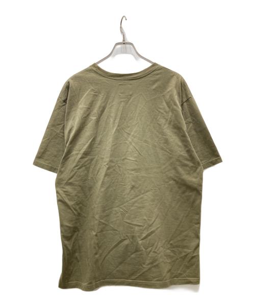 WTAPS（ダブルタップス）WTAPS (ダブルタップス) ロゴプリントTシャツ/WTINC TEE/Tシャツ カーキ サイズ:Lの古着・服飾アイテム