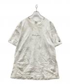 Champion REVERSE WEAVEチャンピオン リバース ウィーブ）の古着「タイダイ ロゴTシャツ」｜アイボリー