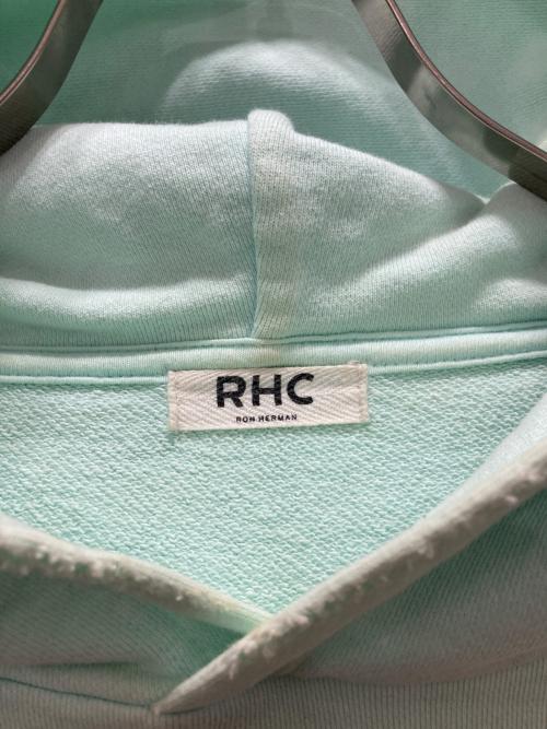 RHC Ron Herman（アールエイチシー ロンハーマン）RHC Ron Herman (アールエイチシー ロンハーマン) ダメージ加工コットンフーディ スカイブルー サイズ:Mの古着・服飾アイテム