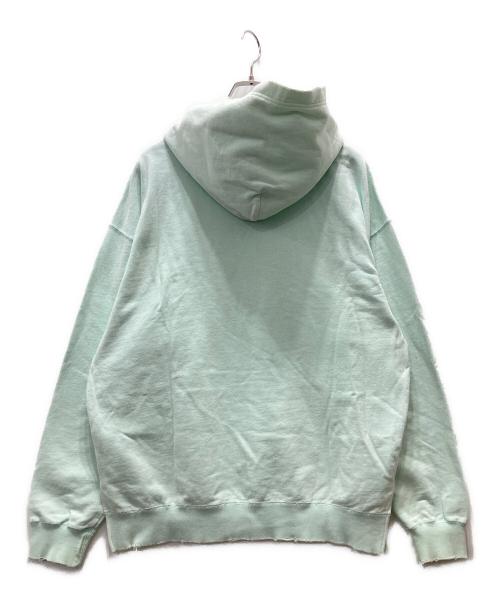 RHC Ron Herman（アールエイチシー ロンハーマン）RHC Ron Herman (アールエイチシー ロンハーマン) ダメージ加工コットンフーディ スカイブルー サイズ:Mの古着・服飾アイテム