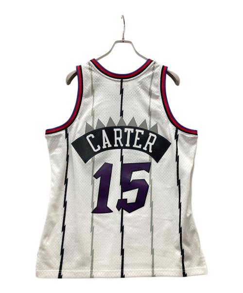 MITCHELL & NESS（ミッチェルアンドネス）MITCHELL & NESS (ミッチェルアンドネス) ゲームシャツ ホワイト サイズ:Lの古着・服飾アイテム