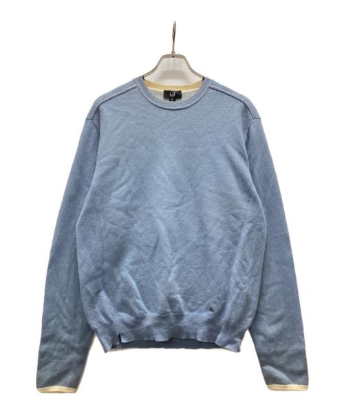dunhill（ダンヒル）dunhill (ダンヒル) カシミヤ混ニット スカイブルー サイズ:Lの古着・服飾アイテム