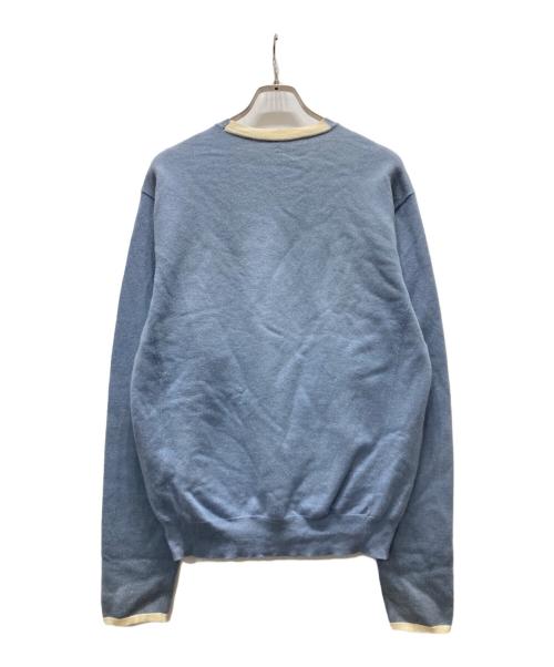 dunhill（ダンヒル）dunhill (ダンヒル) カシミヤ混ニット スカイブルー サイズ:Lの古着・服飾アイテム
