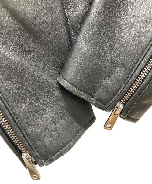 UNITED TOKYO（ユナイテッドトーキョー）UNITED TOKYO (ユナイテッドトーキョー) ラムレザーシングルライダースジャケット ブラック サイズ:2の古着・服飾アイテム