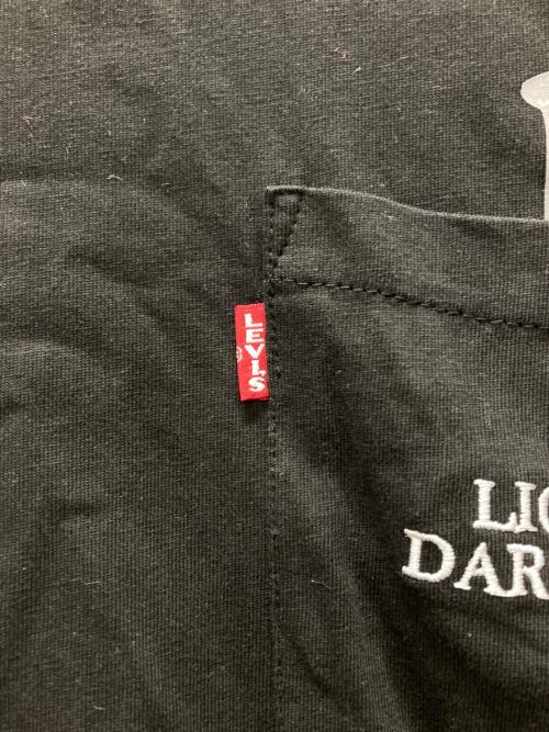 LEVI'S（リーバイス）LEVI'S (リーバイス) UNDERCOVER (アンダーカバー) ポケットTシャツ ブラック サイズ:XLの古着・服飾アイテム