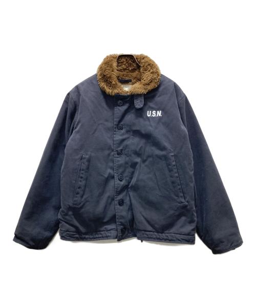 NAVY DEPARTMENT（ネイビーデパートメント）NAVY DEPARTMENT (ネイビーデパートメント) TYPE N-1デッキジャケット ブラック サイズ:38の古着・服飾アイテム