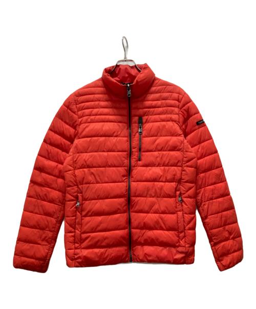 Calvin Klein（カルバンクライン）Calvin Klein (カルバンクライン) ライトダウンジャケット レッド サイズ:Sの古着・服飾アイテム
