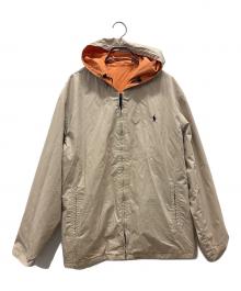 POLO RALPH LAUREN（ポロ・ラルフローレン）の古着「リバーシブルジャケット」｜オレンジ×ベージュ