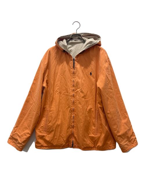 POLO RALPH LAUREN（ポロ・ラルフローレン）POLO RALPH LAUREN (ポロ・ラルフローレン) リバーシブルジャケット オレンジ×ベージュ サイズ:Lの古着・服飾アイテム