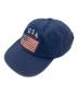 POLO RALPH LAUREN（ポロ・ラルフローレン）の古着「星条旗 キャップ」｜ネイビー