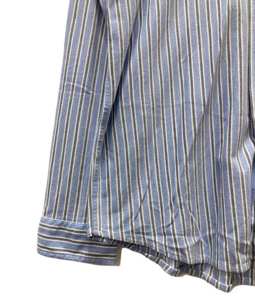 RALPH LAUREN（ラルフローレン）RALPH LAUREN (ラルフローレン) ボタンダウンストライプシャツ スカイブルー サイズ:XLの古着・服飾アイテム