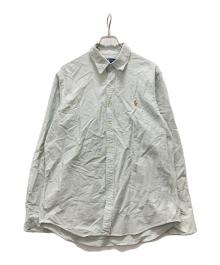 RALPH LAUREN（ラルフローレン）の古着「ボタンダウンシャツ」｜グリーン
