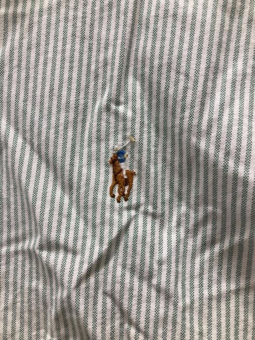 RALPH LAUREN（ラルフローレン）RALPH LAUREN (ラルフローレン) ボタンダウンシャツ グリーン サイズ:Lの古着・服飾アイテム