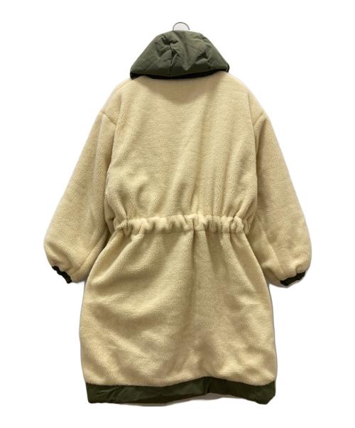 MAX&Co.（マックスアンドコー）MAX&Co. (マックスアンドコー) 裏ボア リバーシブルモッズコート グリーン サイズ:Lの古着・服飾アイテム