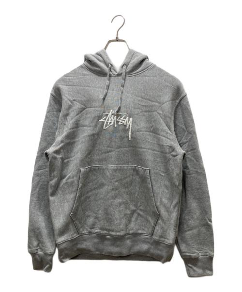 stussy（ステューシー）stussy (ステューシー) プルオーバーパーカー グレー サイズ:Sの古着・服飾アイテム