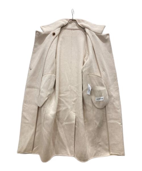 Lily Brown（リリーブラウン）Lily Brown (リリーブラウン) スタンドカラーロングリバーコート ベージュの古着・服飾アイテム
