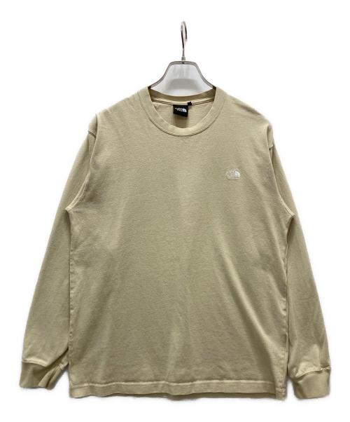 THE NORTH FACE（ザ ノース フェイス）THE NORTH FACE (ザ ノース フェイス) ロングスリーブカットソー ベージュ サイズ:Lの古着・服飾アイテム