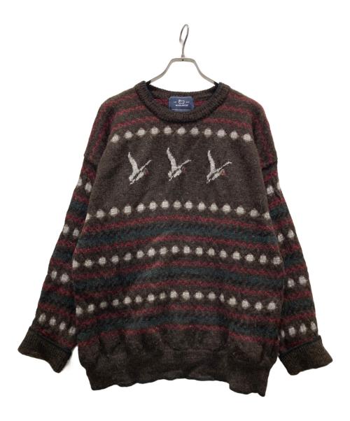 WOOLRICH（ウールリッチ）WOOLRICH (ウールリッチ) ニット ブラウン サイズ:Lの古着・服飾アイテム