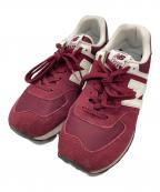 NEW BALANCEニューバランス）の古着「ローカットスニーカー」｜ボルドー