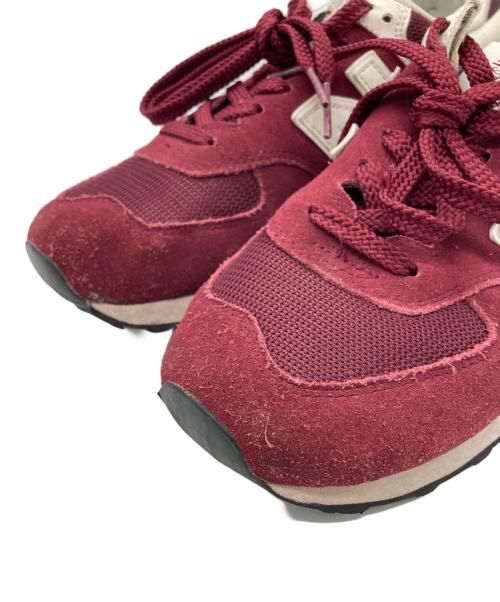 NEW BALANCE（ニューバランス）NEW BALANCE (ニューバランス) ローカットスニーカー ボルドー サイズ:26.5の古着・服飾アイテム