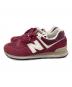 NEW BALANCE (ニューバランス) ローカットスニーカー ボルドー サイズ:26.5：5000円