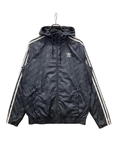 adidas（アディダス）adidas (アディダス) ナイロンジャケット ブラック サイズ:Lの古着・服飾アイテム