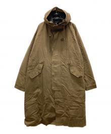 maden clothing（マデーン クロージング）の古着「フーデッドコート」｜ブラウン