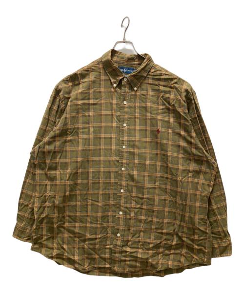 RALPH LAUREN（ラルフローレン）RALPH LAUREN (ラルフローレン) チェックシャツ グリーン サイズ:2XBの古着・服飾アイテム