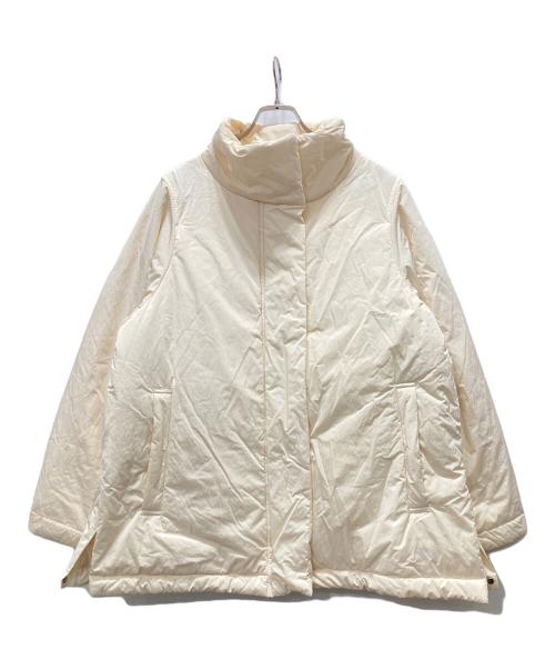 crewre（クルーレ）crewre (クルーレ) スタンドカラー ダウンジャケット ホワイト サイズ:2の古着・服飾アイテム