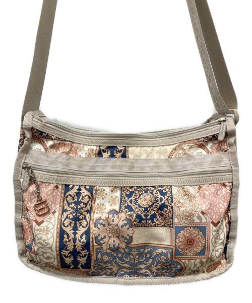 LeSportsac（レスポートサック）LeSportsac (レスポートサック) スカーフ柄ショルダーバッグ ベージュの古着・服飾アイテム