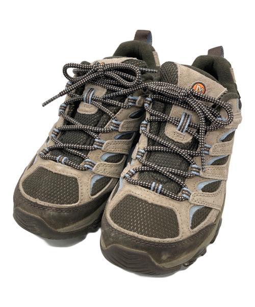 MERRELL（メレル）MERRELL (メレル) トレッキングシューズ ブラウン サイズ:24.5の古着・服飾アイテム