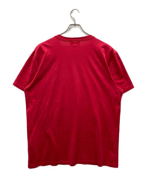 AMI Alexandre Mattiussi（アミアレクサンドルマテュッシ）AMI Alexandre Mattiussi (アミアレクサンドルマテュッシ) スマイリーTシャツ レッド サイズ:XLの古着・服飾アイテム