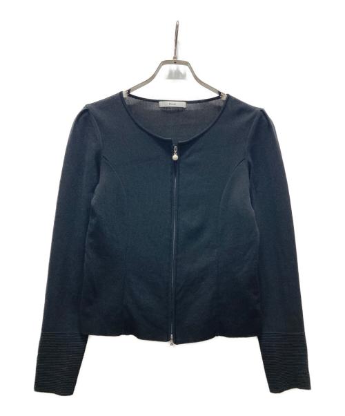 Rene（ルネ）Rene (ルネ) ジップアップジャケット ブラック サイズ:34の古着・服飾アイテム